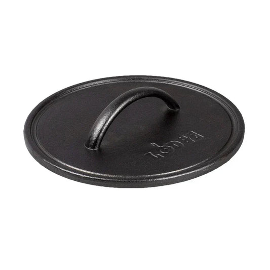Seasoned Cast Iron Round Grill Press